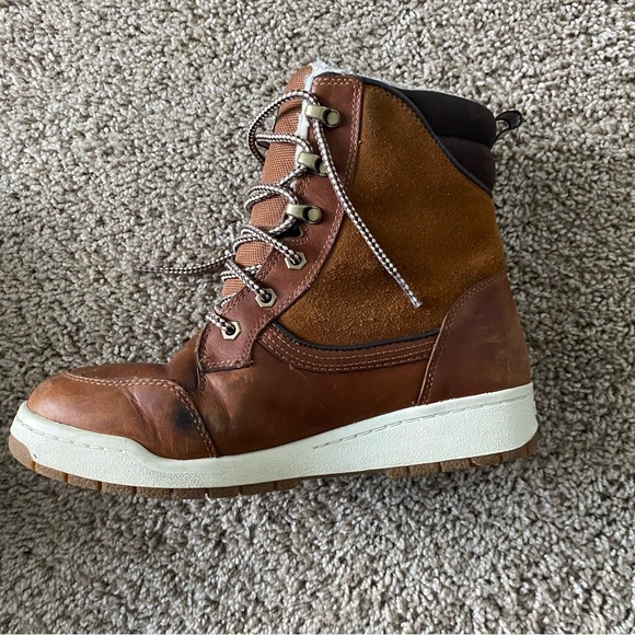 Timberland Gently Used Men's Raystown Waterproof Leather Brown Boots Size 7.5 - Picture 7 of 16